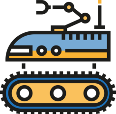 Moon Rover Sticker Outline Svg File, Free Vectors File